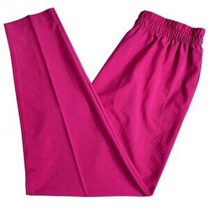 Southern Lady Elastic Waist Pants Pocket Bright Pink Size 15/16 x 29 Inseam